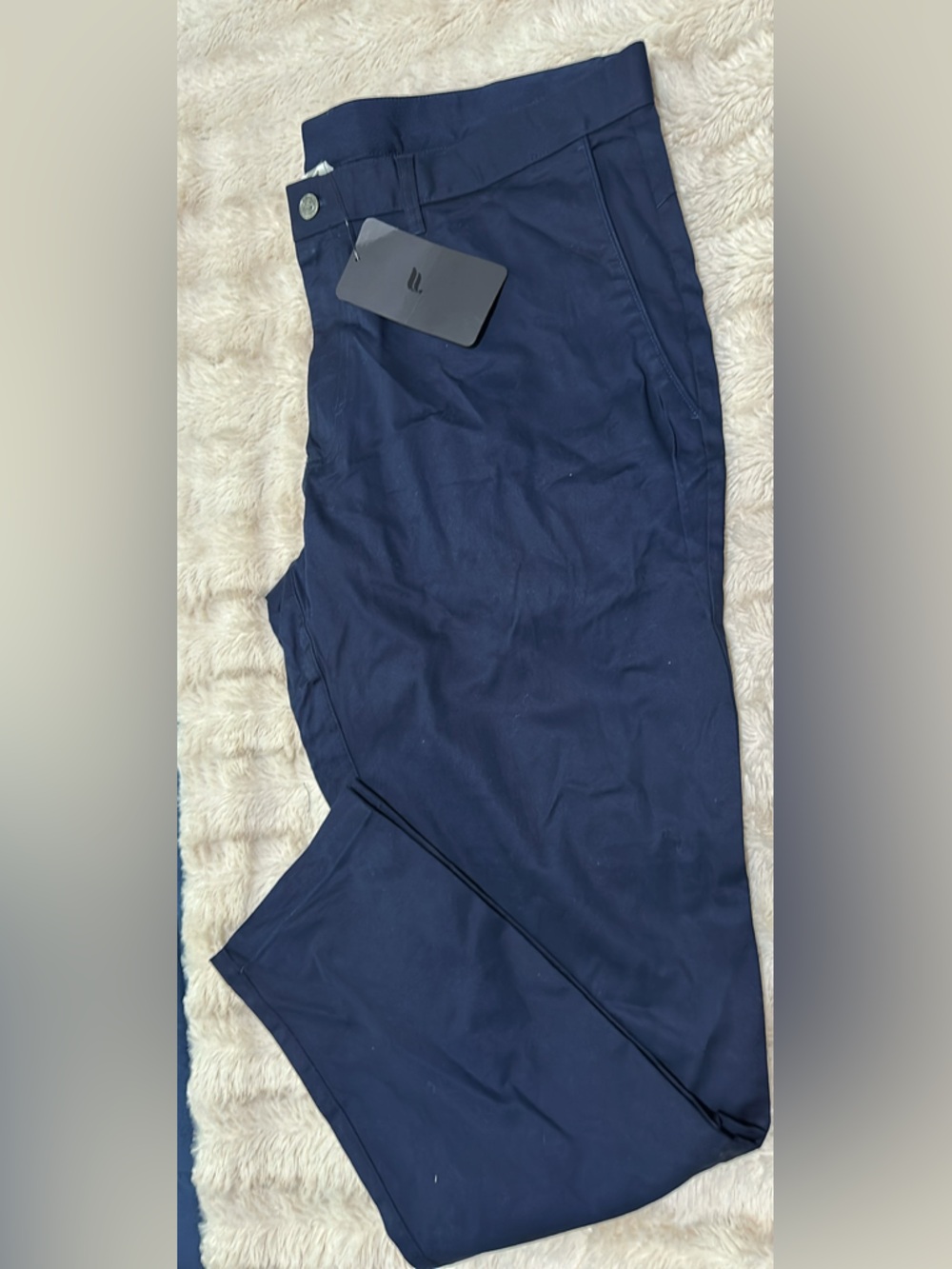 Fabletics Men's Navy Stretch Chinos